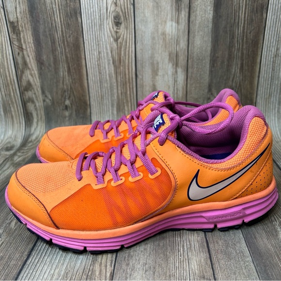 Nike Orange and Purple Athletic Shoes - Picture 5 of 10